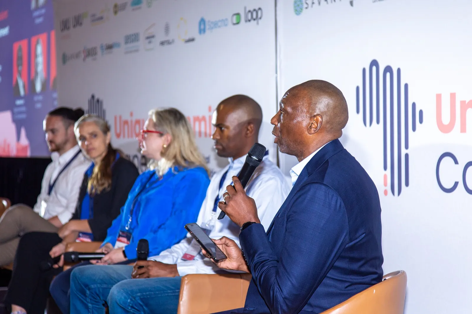 A panel discussion at The Unique Summit in Cape Town